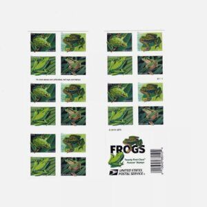 2019 Frog Stamps 50 Books of 1000 Stamps